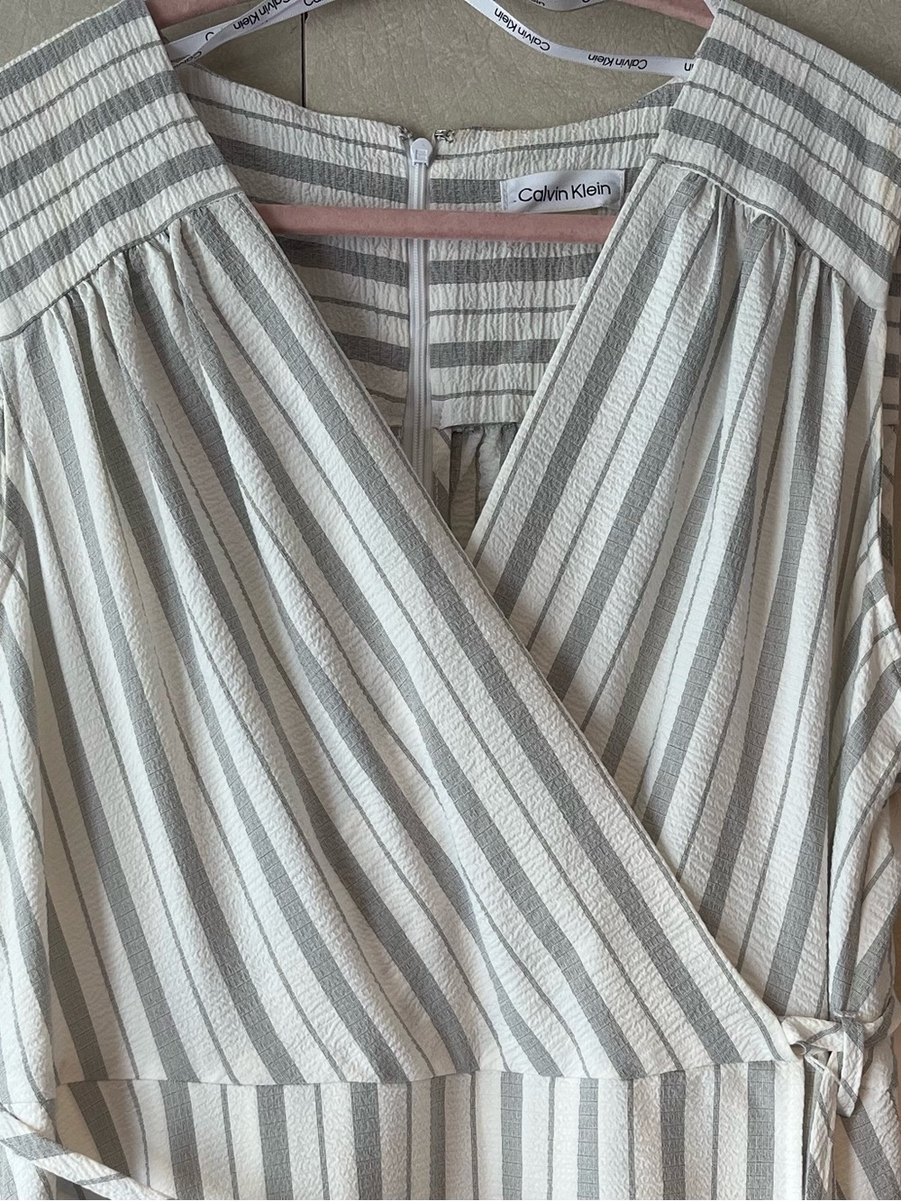 Calvin Klein sleeveless faux maxi dress NWT Size 16 - Picture 3 of 4